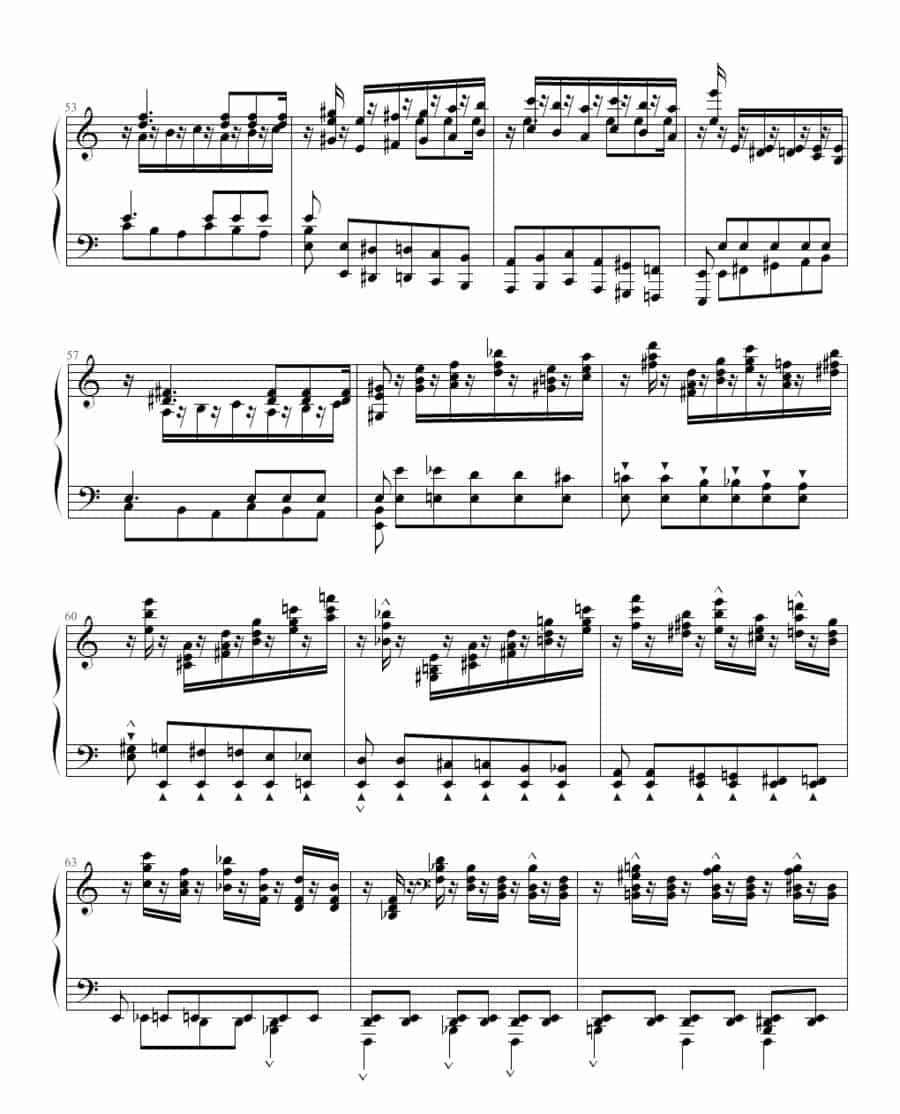 李斯特超凡练习曲第二首 钢琴乐谱_第5张