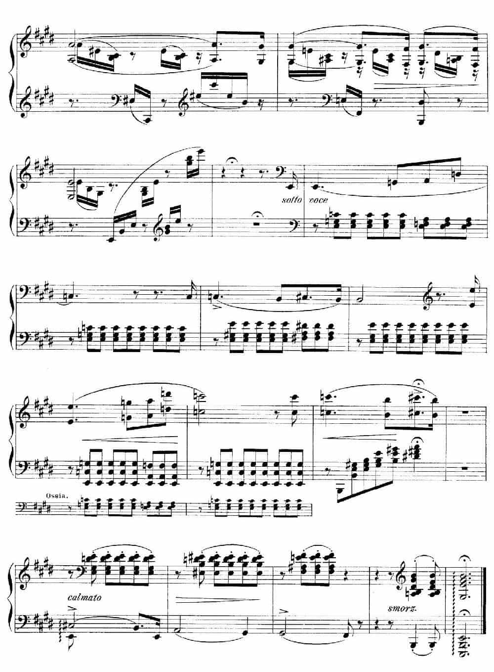 Notturnos S.541（3首夜曲“爱之梦”·2） 钢琴乐谱_第4张