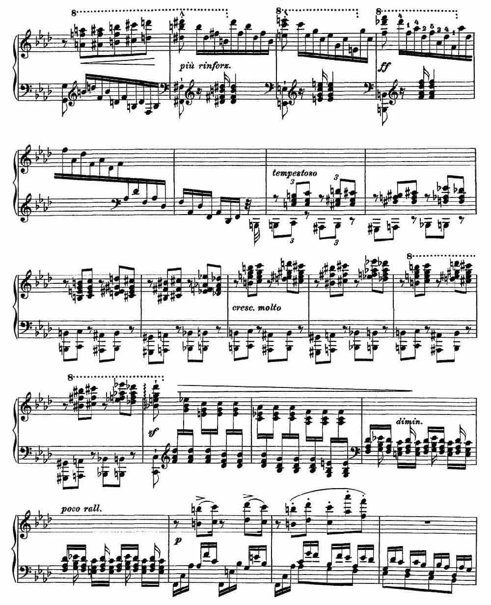 12首超级技巧练习曲：F Minor（F小调） 钢琴乐谱_第6张