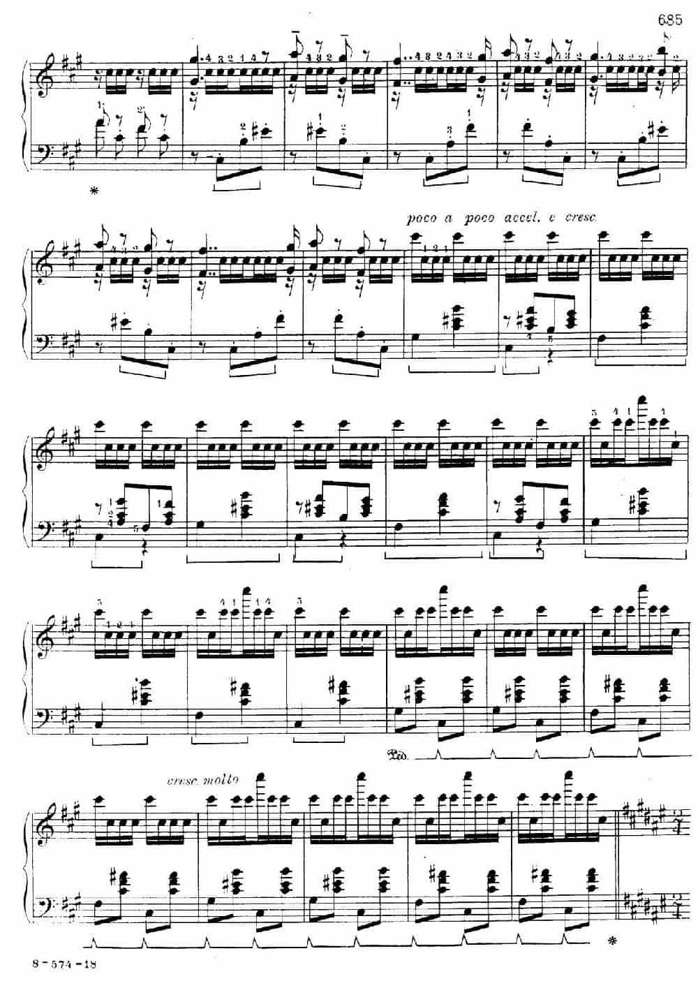 19 Rhapsodies Hongroises S.244 No.2(19首匈牙利狂想曲·第2首) 钢琴乐谱_第8张