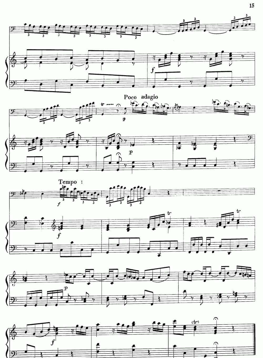 C大调协奏曲（大管+钢琴伴奏） 铜管乐器谱_第15张