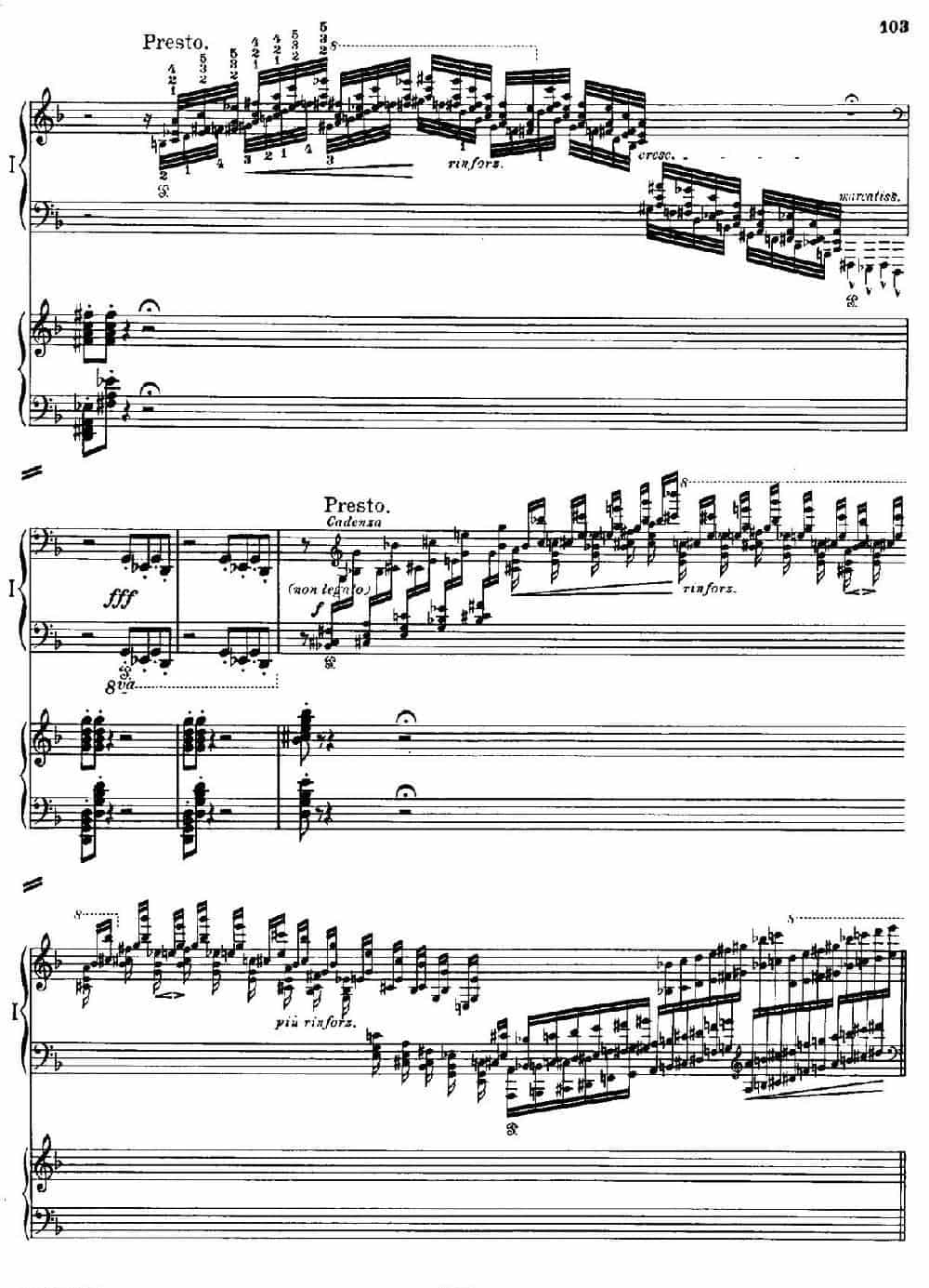 Danse Macabre.（双钢琴） 钢琴乐谱_第2张