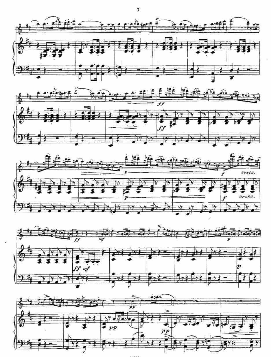 Opern-Transcriptionen.Op.45-2（长笛+钢琴伴奏） 长笛乐谱_第6张
