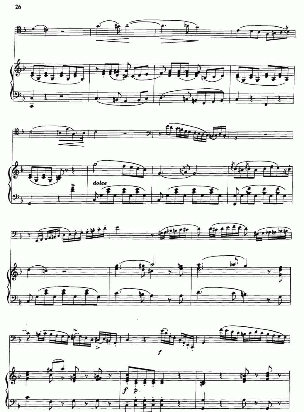 F大调协奏曲（大管+钢琴伴奏） 铜管乐器谱_第6张