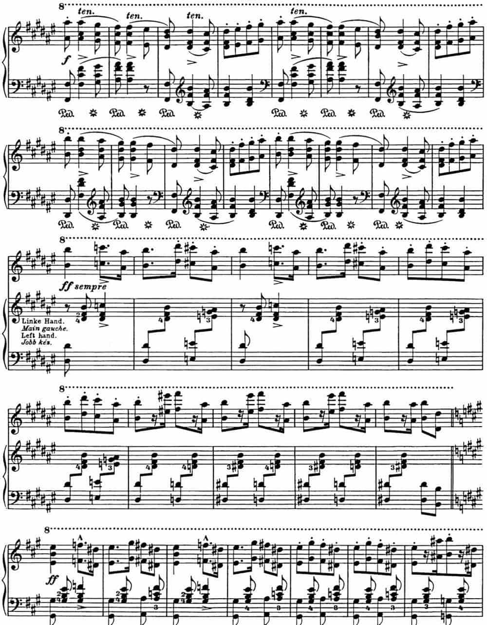 李斯特 匈牙利狂想曲CD Hungarian Rhapsodies S.244 No.16 钢琴乐谱_第6张