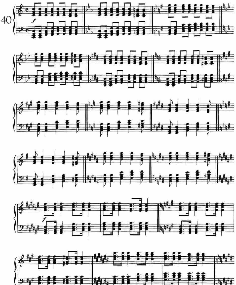 Technical Exercises S.146（李斯特钢琴技巧练习 BOOKⅠ） 钢琴乐谱_第32张