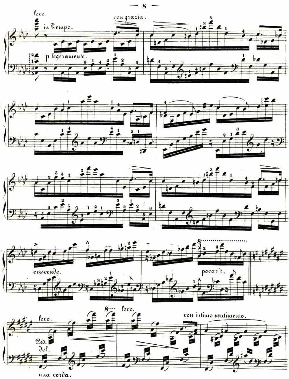 李斯特音乐会练习曲&nbsp;S144（1 悲歌 降A大调 S144 Il） 钢琴乐谱_第7张