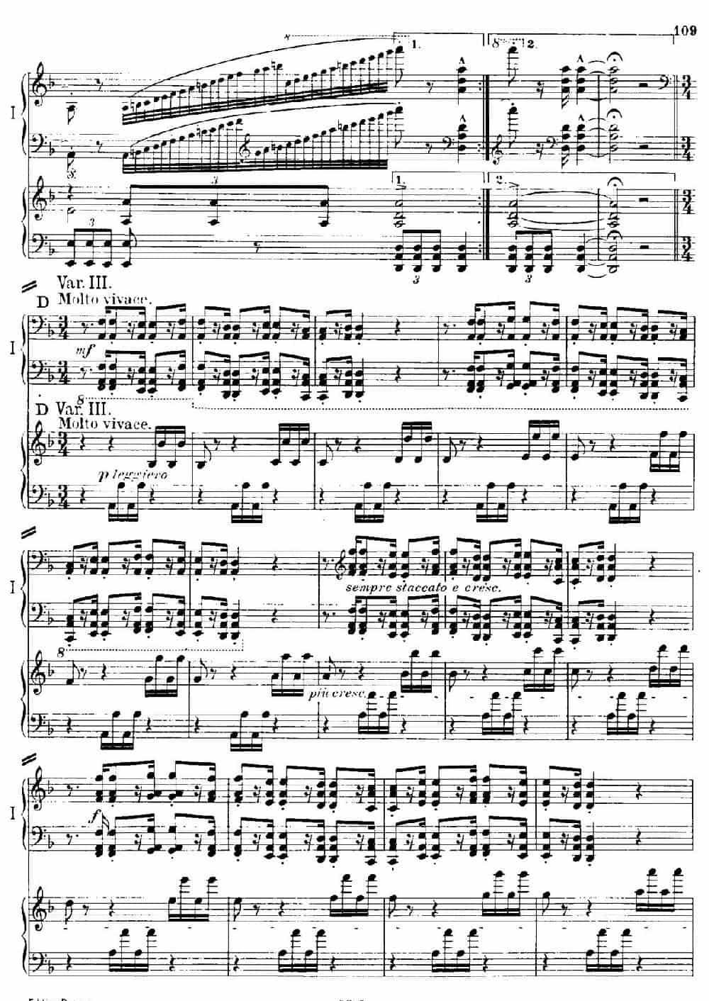 Danse Macabre.（双钢琴） 钢琴乐谱_第8张