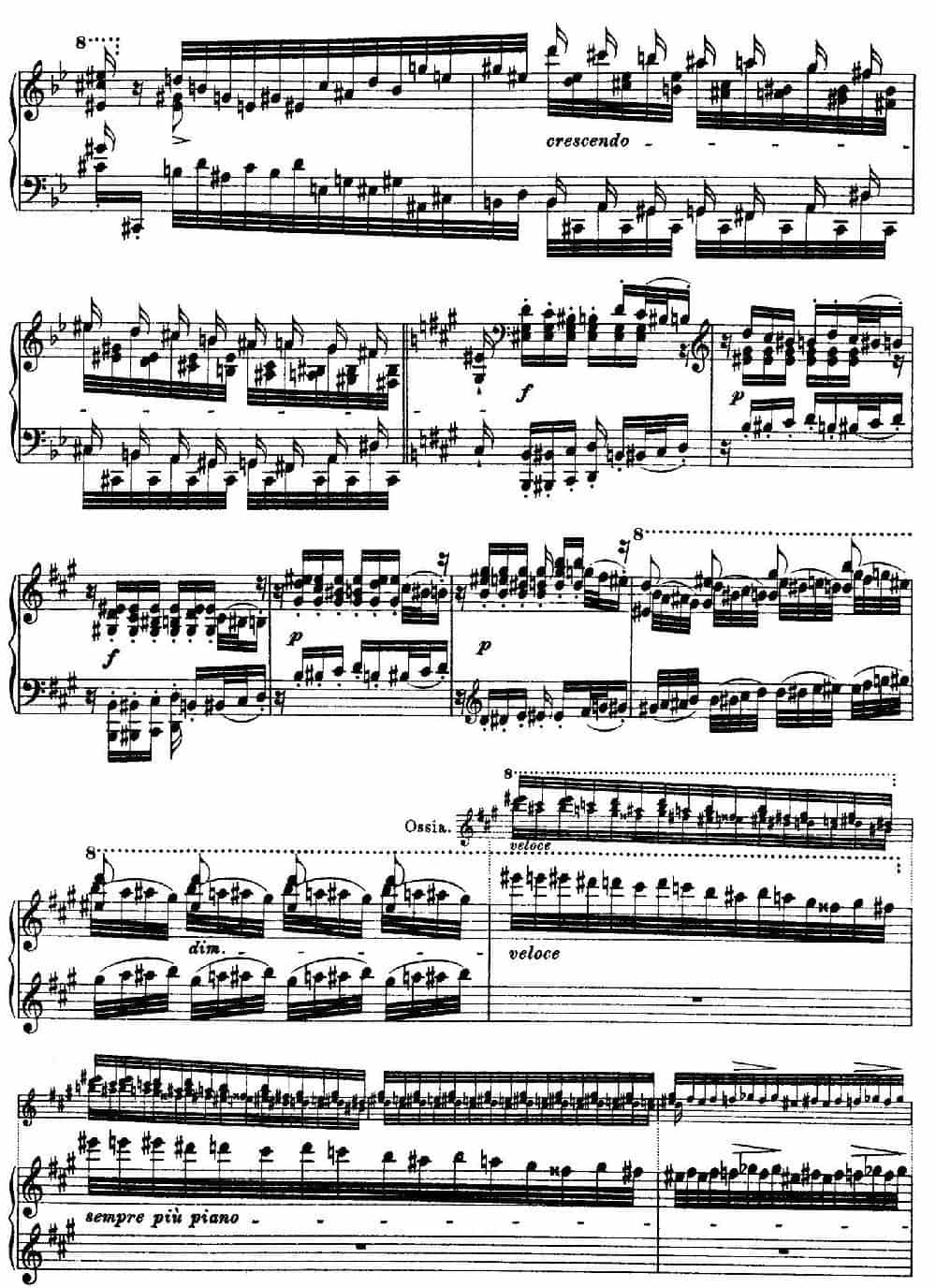 12 Etudes d'execution Transcendante S.139（12首超技练习曲·5） 钢琴乐谱_第5张