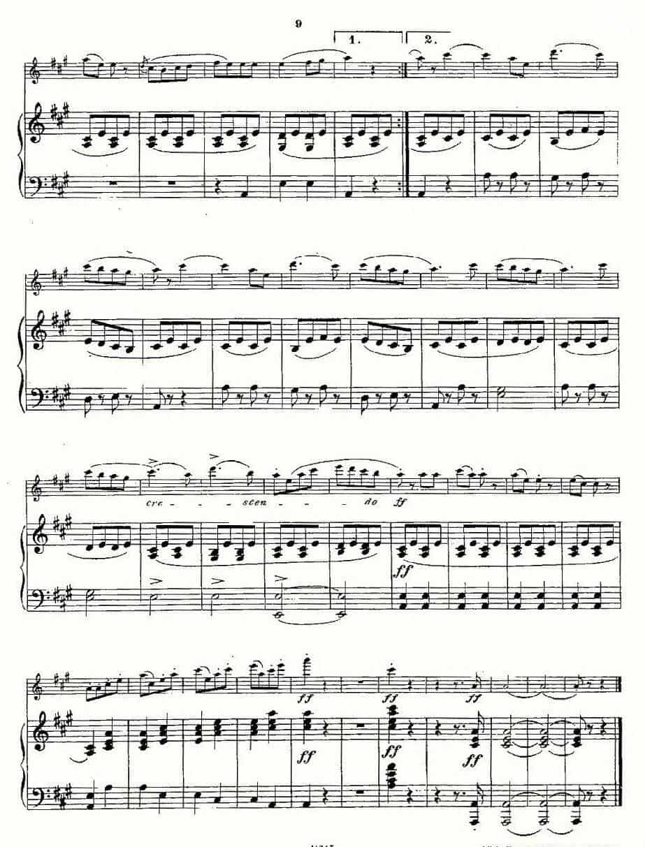 Opern-Transcriptionen.Op.45-5（长笛+钢琴伴奏） 长笛乐谱_第8张