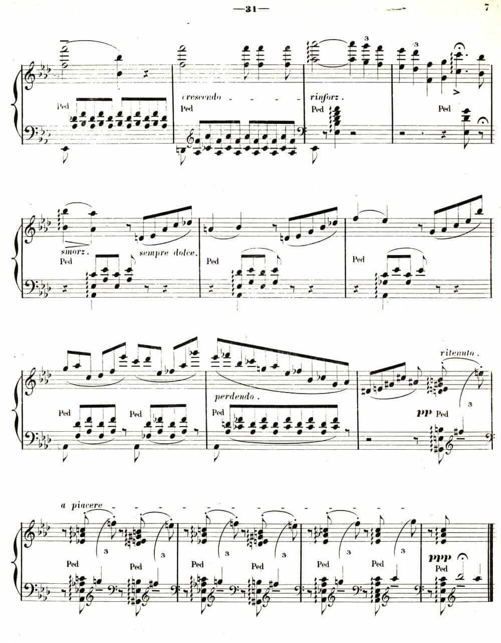 旅行岁月（第二集）意大利游记（6.彼特拉克的十四行诗第123号 Sonetto 123 del Petrarca） 钢琴乐谱_第6张
