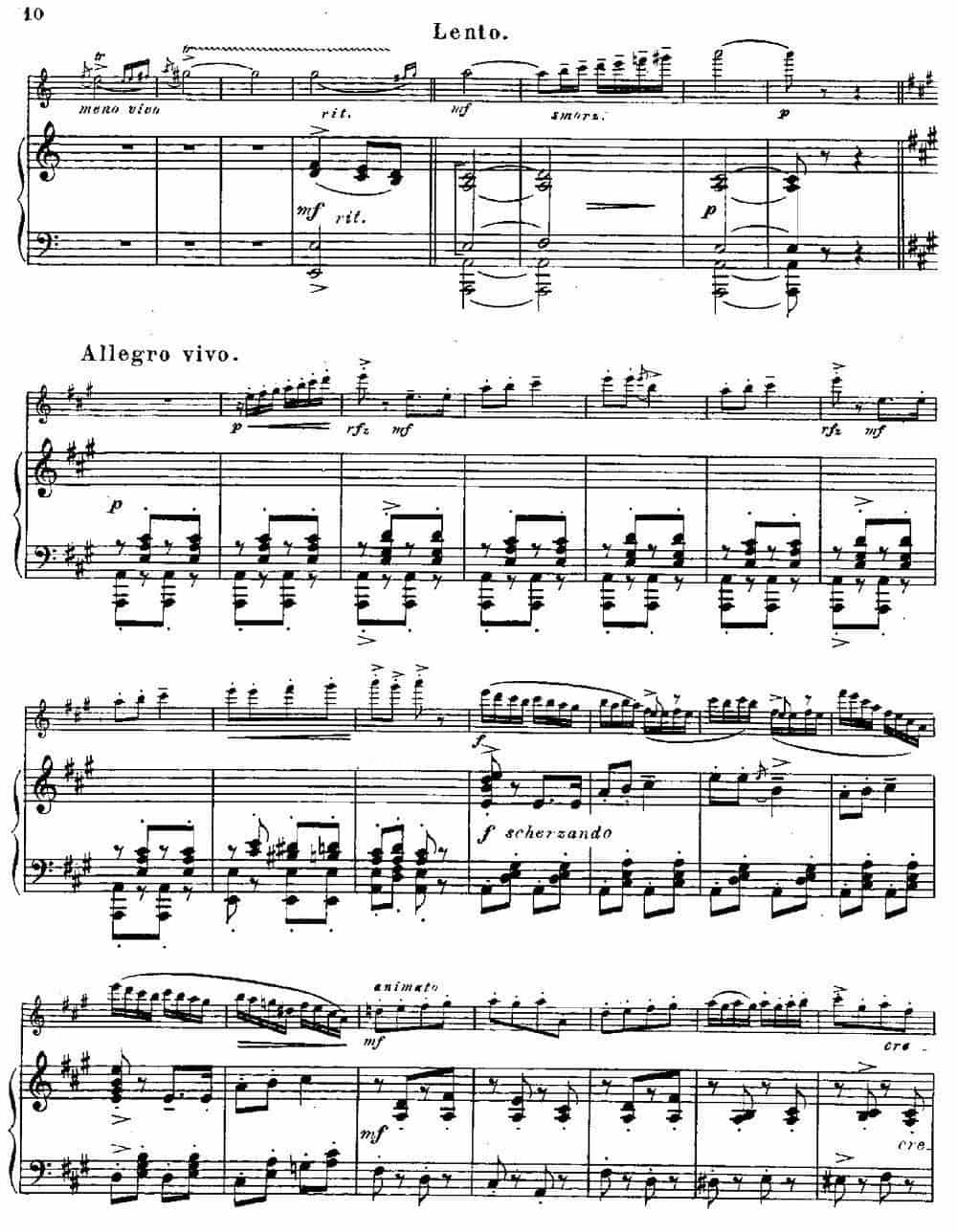 Fantaisies nationales. Hongrois.（Op.59 No.6）（长笛+钢琴伴奏） 长笛乐谱_第9张