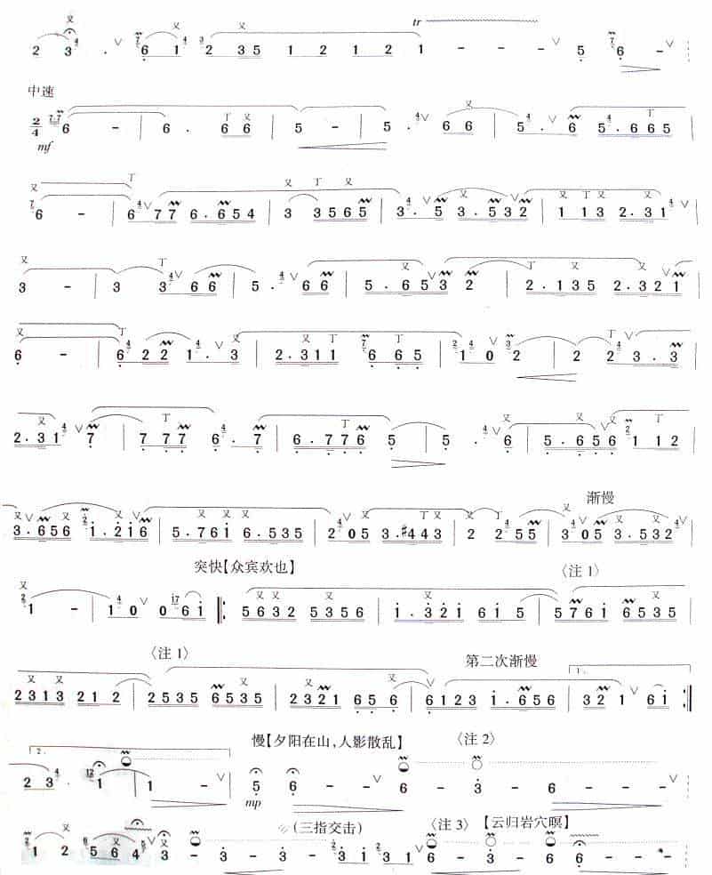 瑯琊神韵 笛箫乐谱_第2张