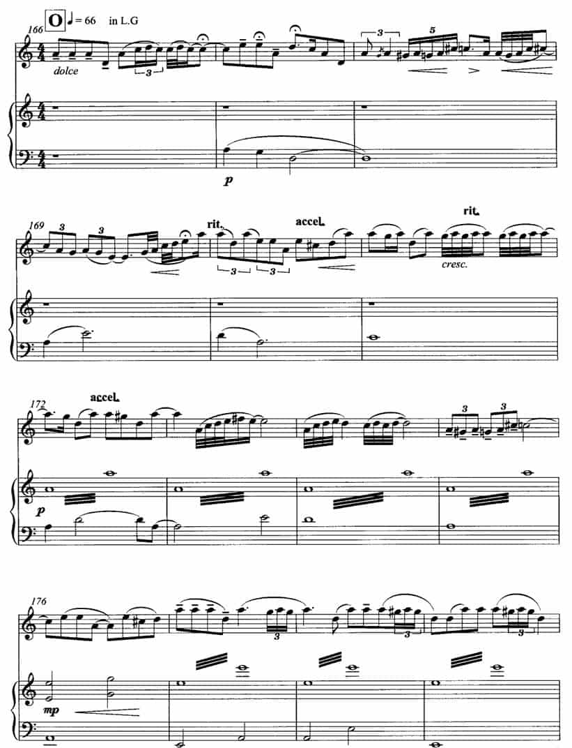 飞歌（笛子协奏曲+钢琴伴奏)P11—2） 笛箫乐谱_第4张