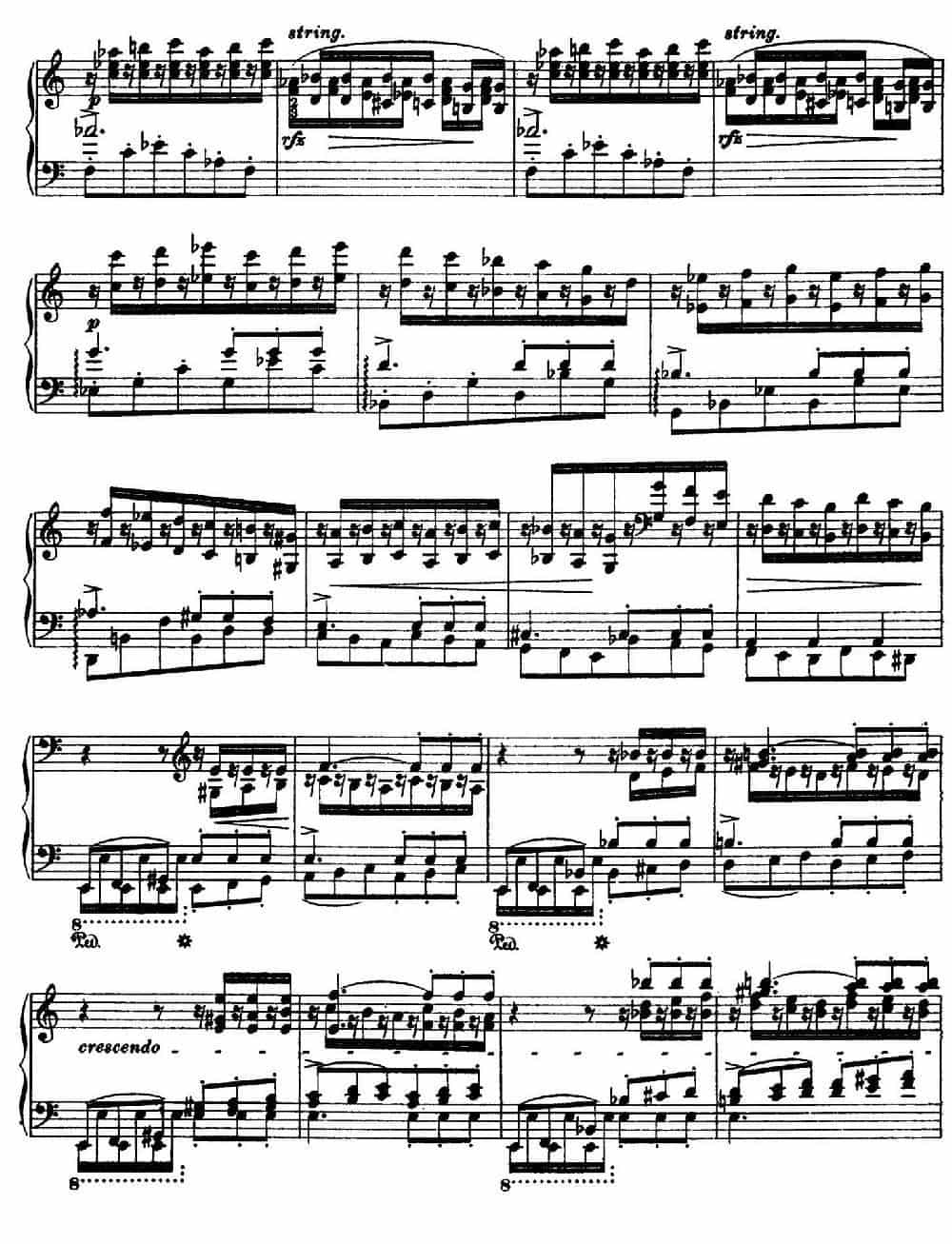 12 Etudes d'execution Transcendante S.139（12首超技练习曲·2） 钢琴乐谱_第3张