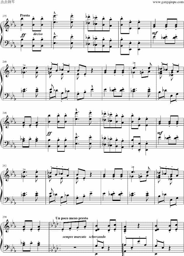 匈牙利狂想曲第9号 钢琴乐谱_第16张