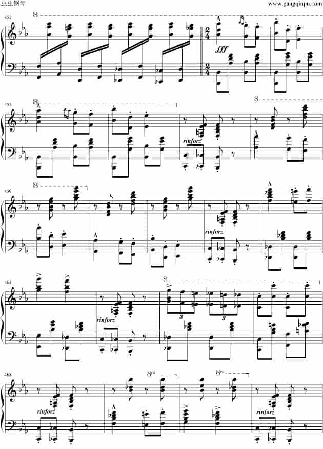 匈牙利狂想曲第9号 钢琴乐谱_第27张