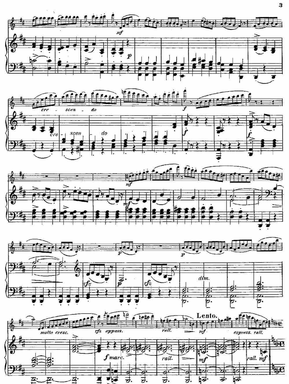 Fantaisies nationales. Danois. （Op.59 No.1）（长笛+钢琴伴奏） 长笛乐谱_第2张