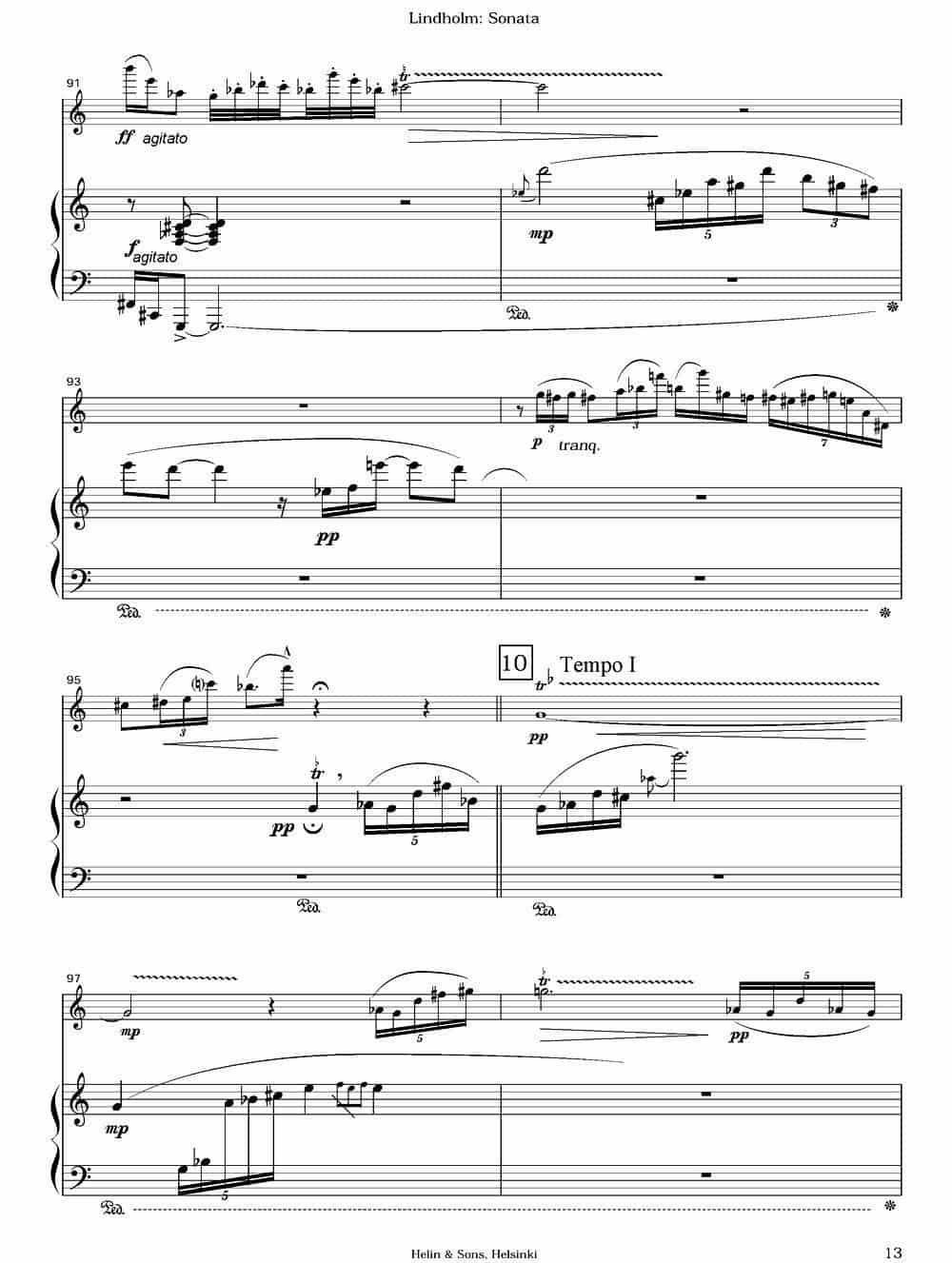 Sonata（长笛+钢琴） 长笛乐谱_第12张