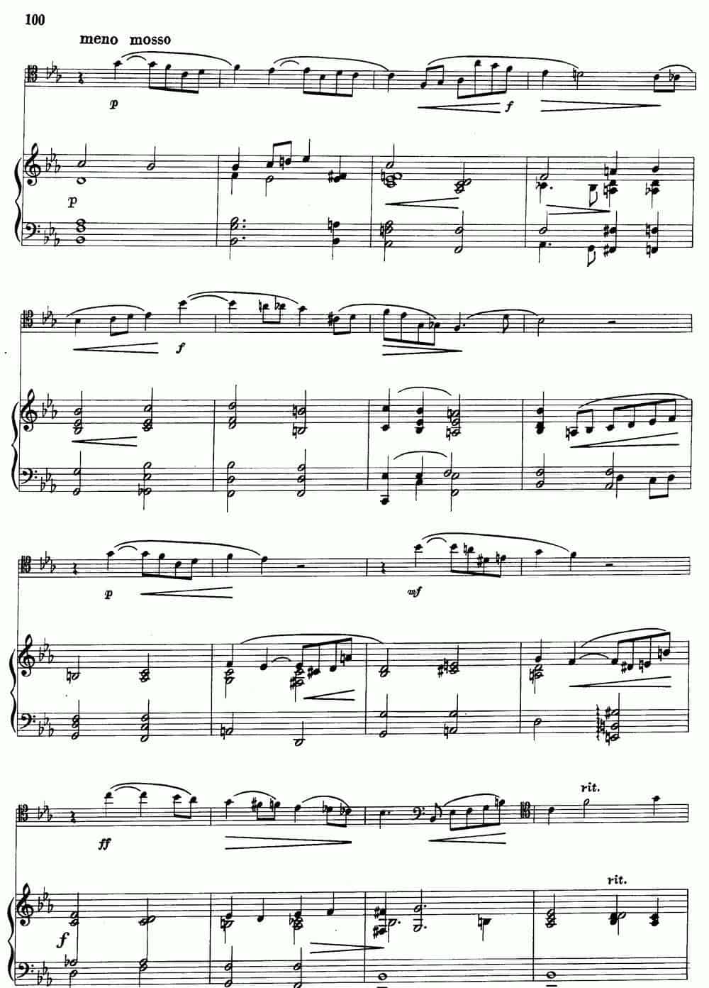 F小调第二协奏曲（大管+钢琴伴奏） 铜管乐器谱_第4张