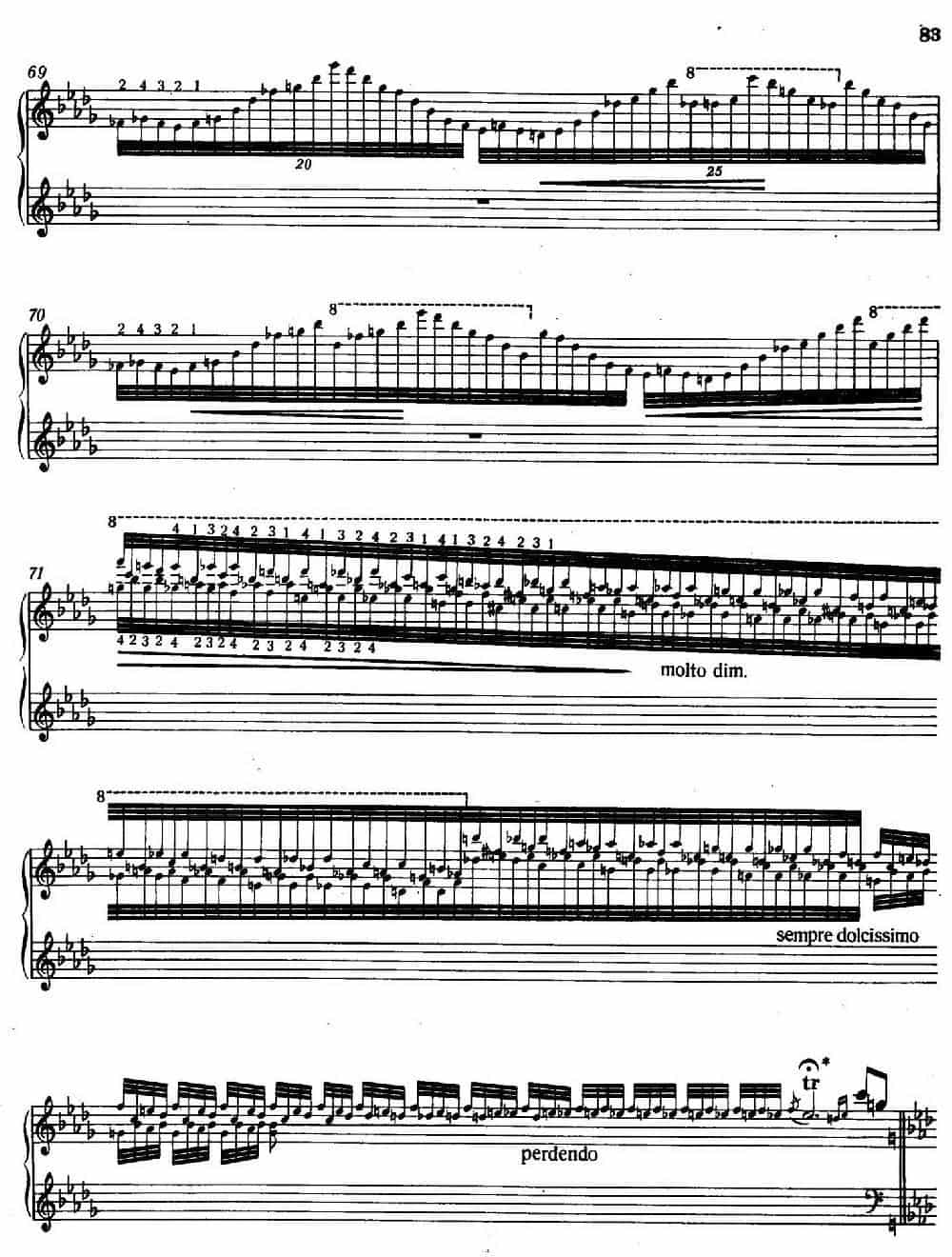 12 Etudes d'execution Transcendante S.139（12首超技练习曲·9） 钢琴乐谱_第10张