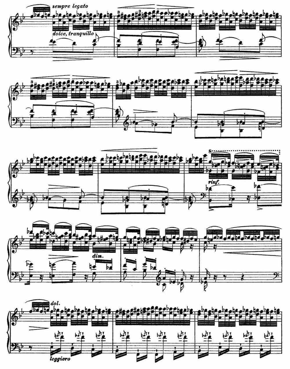 12首超级技巧练习曲：Feux Follets（鬼火） 钢琴乐谱_第2张