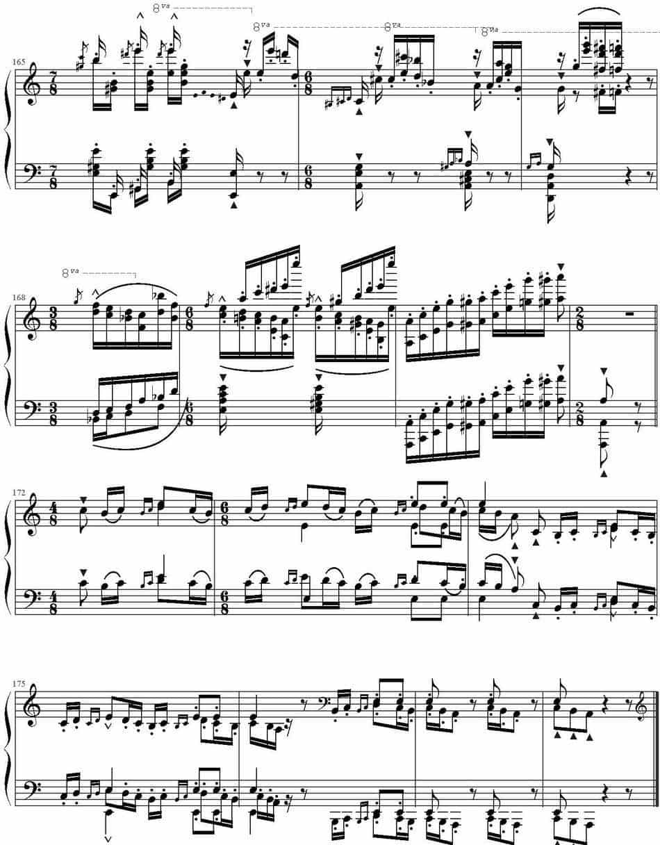 钟声大幻想曲（Grand Fantasia de Bravoure） 钢琴乐谱_第15张