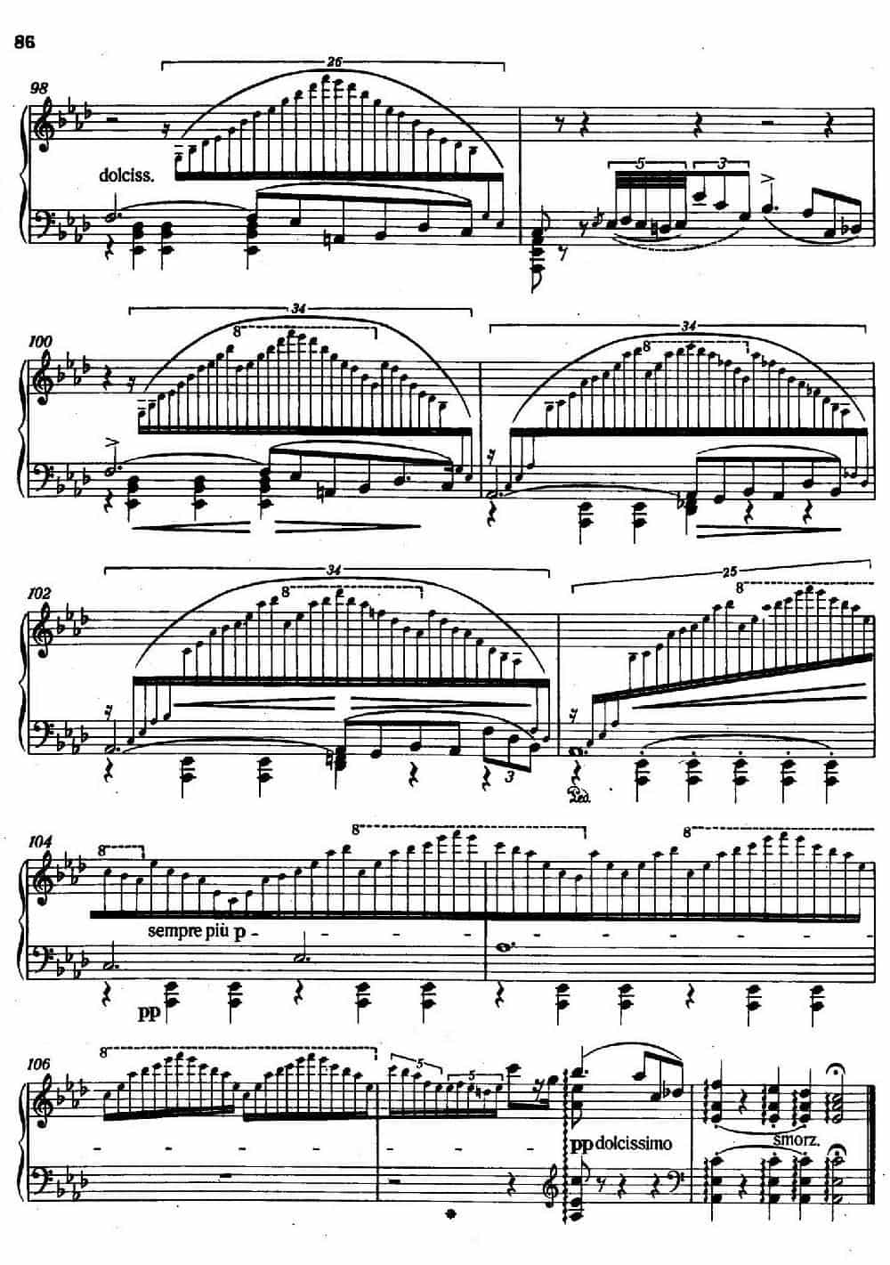 12 Etudes d'execution Transcendante S.139（12首超技练习曲·9） 钢琴乐谱_第13张