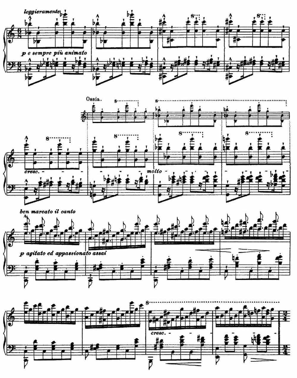 12 Etudes d'execution Transcendante S.139（12首超技练习曲·8） 钢琴乐谱_第10张