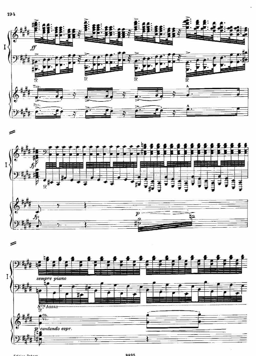 流浪者幻想曲（双钢琴） 钢琴乐谱_第23张