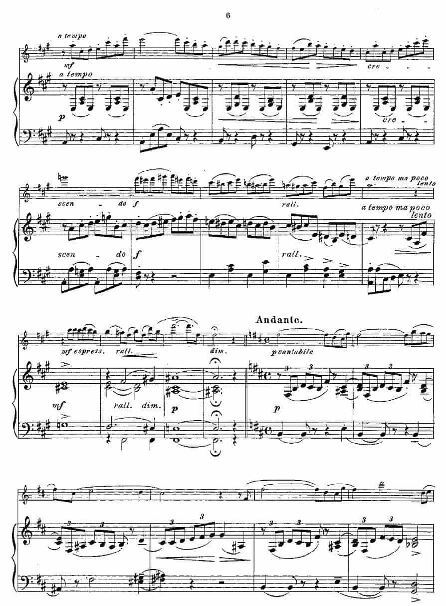 Opern-Transcriptionen.Op.45-4（长笛+钢琴伴奏） 长笛乐谱_第4张