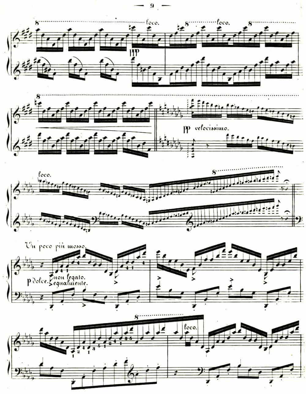 李斯特音乐会练习曲&nbsp;S144（3 叹息 降D大调 S144 Un sospiro Db major） 钢琴乐谱_第7张