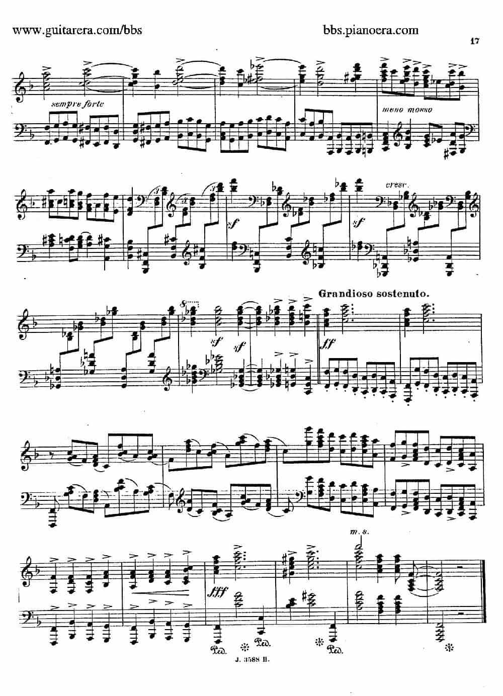 Theme with Variations and Fugue in F Major Op.14 （F大调主题变奏与赋格） 钢琴乐谱_第17张