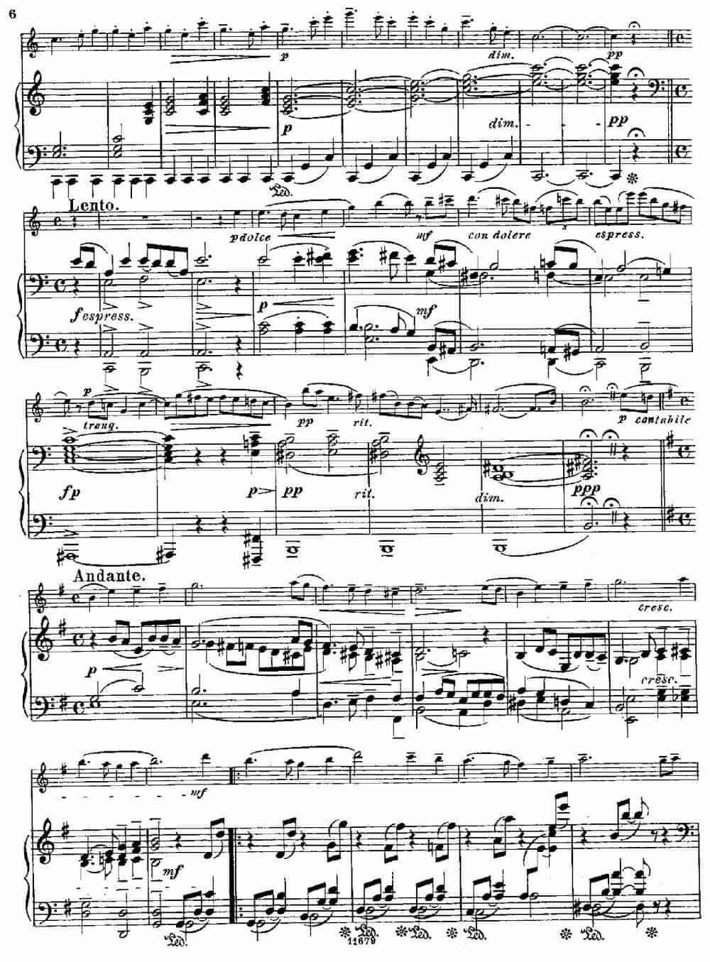 Fantaisies nationales. Ecossais. （Op.59 No.2）（长笛+钢琴伴奏） 长笛乐谱_第4张