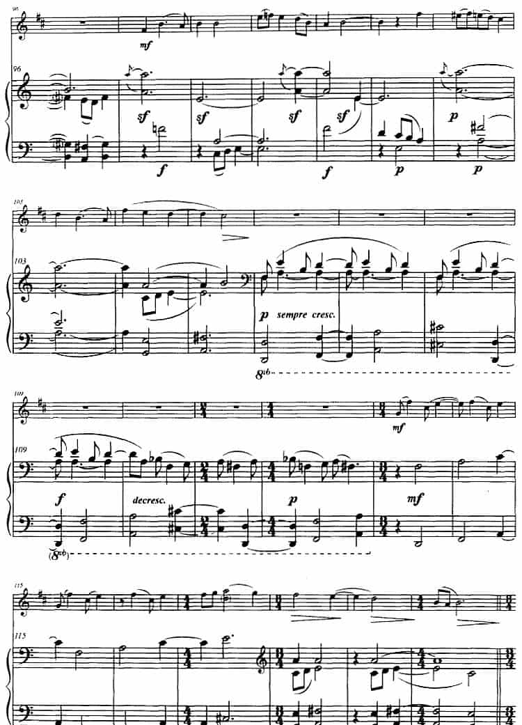 爵士风格的小协奏曲（小号+钢琴伴奏） 铜管乐器谱_第6张
