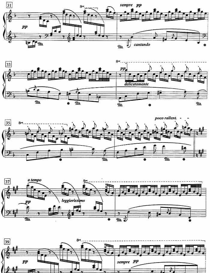 钢琴教程第八级 练习曲（森林的呼啸） 钢琴乐谱_第4张