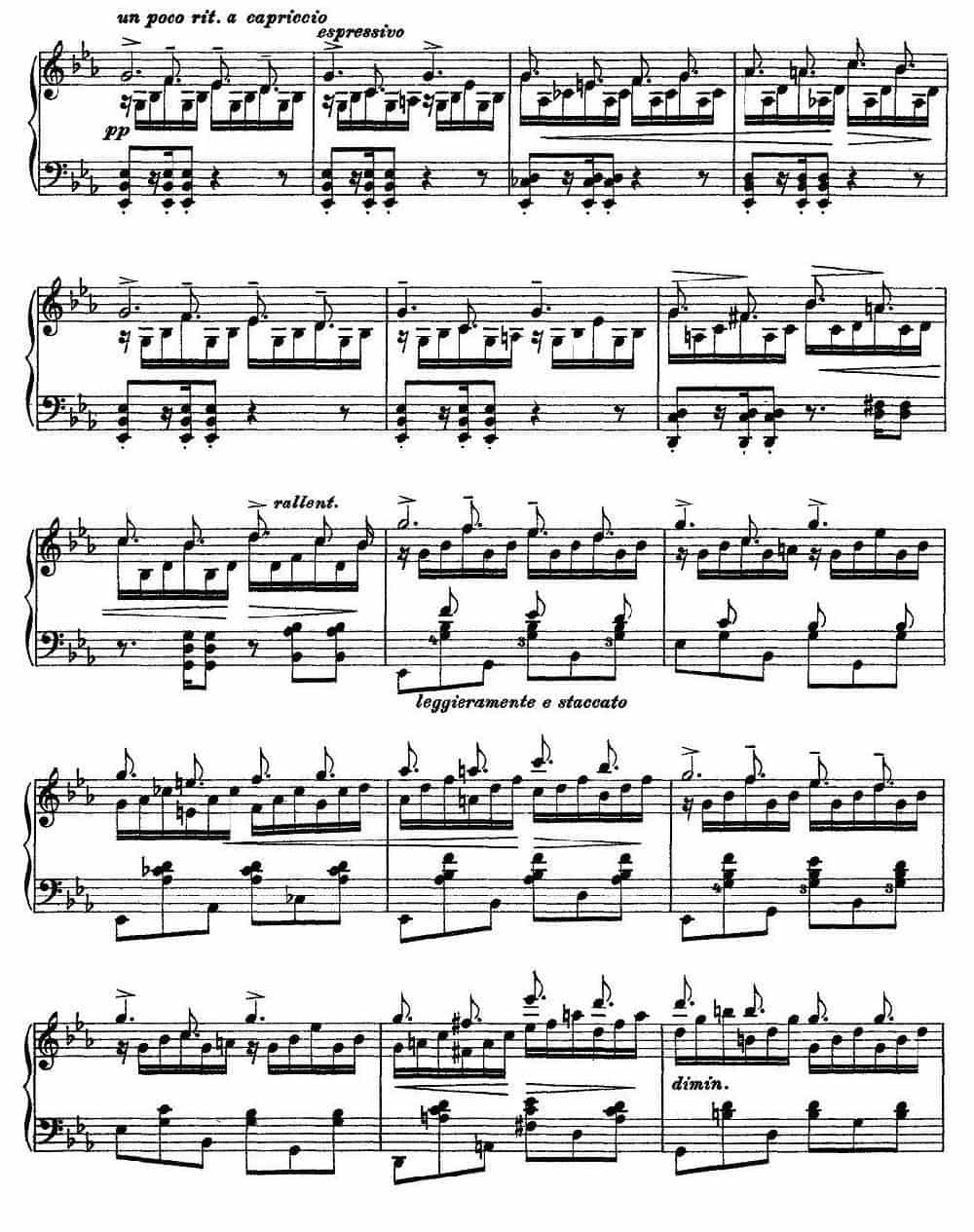 12首超级技巧练习曲：Wilde Jagd（狩猎） 钢琴乐谱_第5张