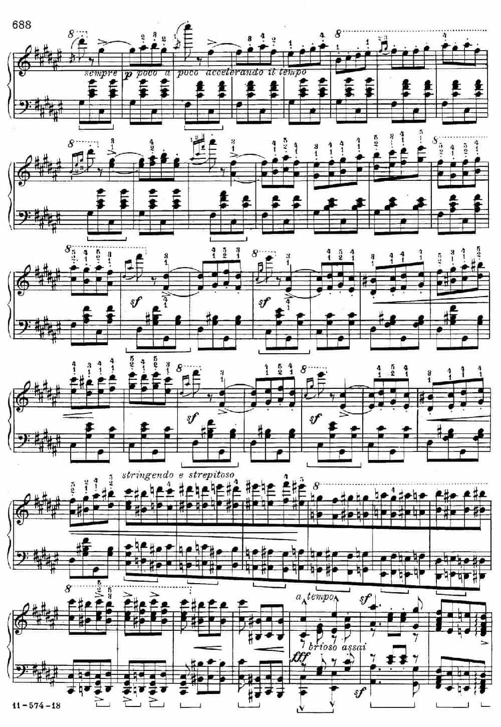 19 Rhapsodies Hongroises S.244 No.2(19首匈牙利狂想曲·第2首) 钢琴乐谱_第11张