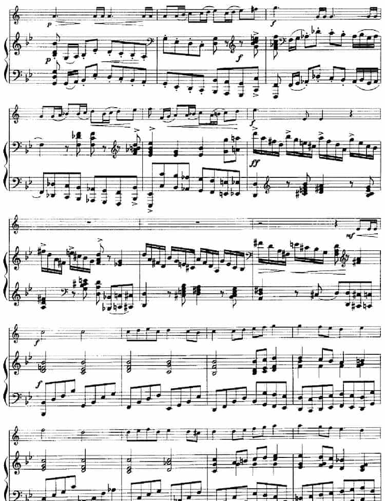 音乐会练习曲（小号+钢琴伴奏） 铜管乐器谱_第3张