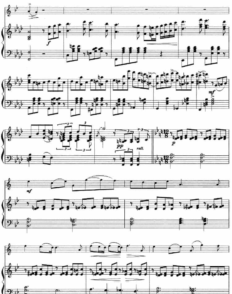 第一协奏曲（小号+钢琴伴奏） 铜管乐器谱_第6张