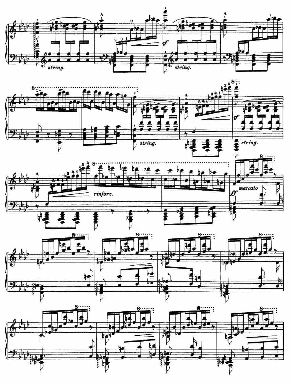 12 Etudes d'execution Transcendante S.139(12首超技练习曲·10) 钢琴乐谱_第9张