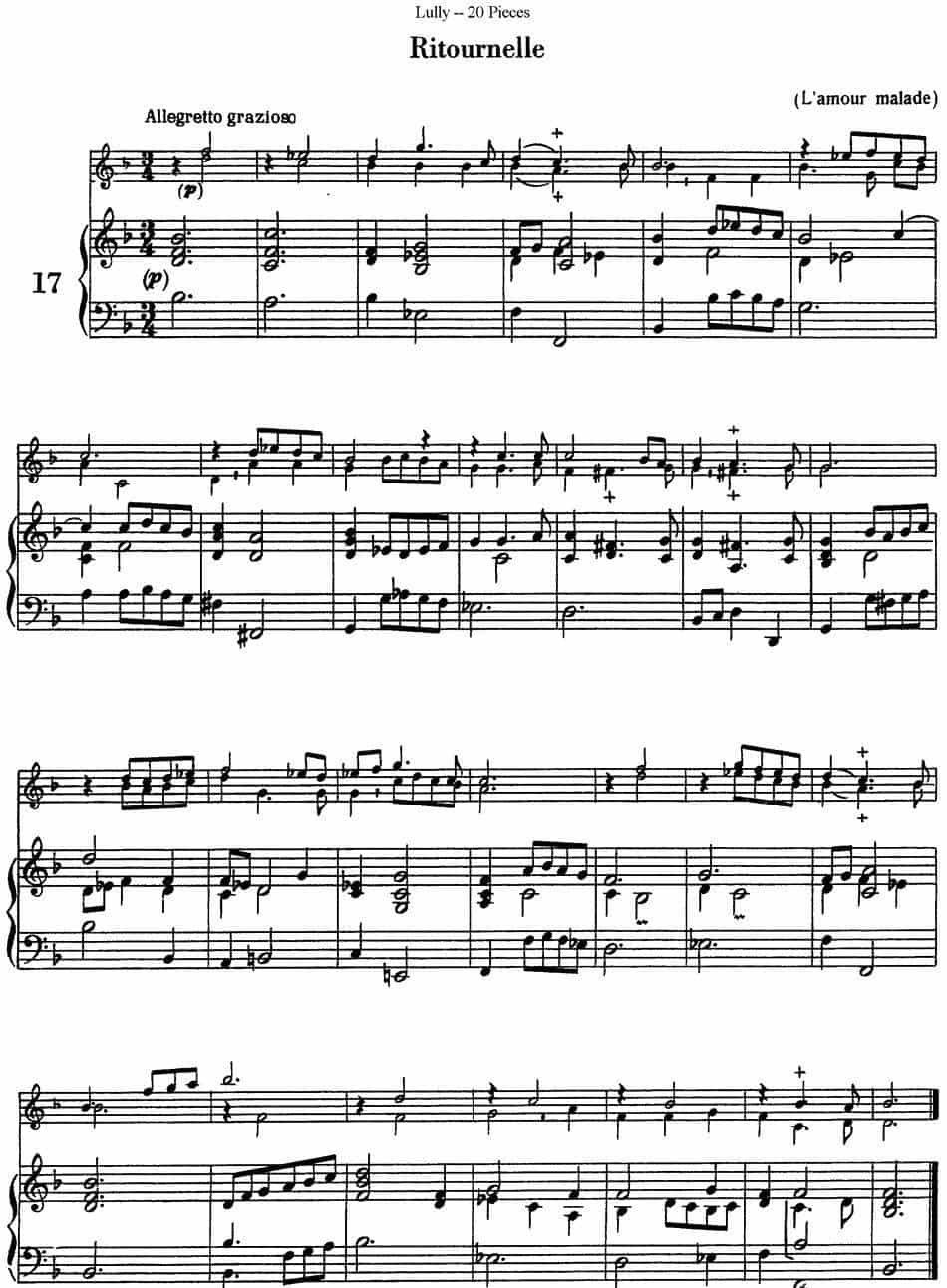 卢黎20首长笛附带钢琴伴奏曲 长笛乐谱_第28张
