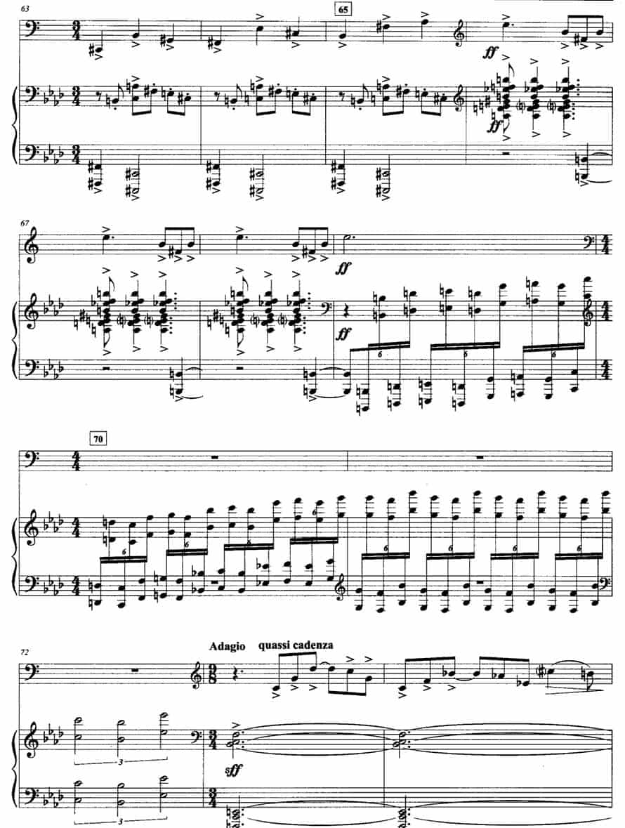 奏鸣曲（四 [圆号+钢琴]） 铜管乐器谱_第6张