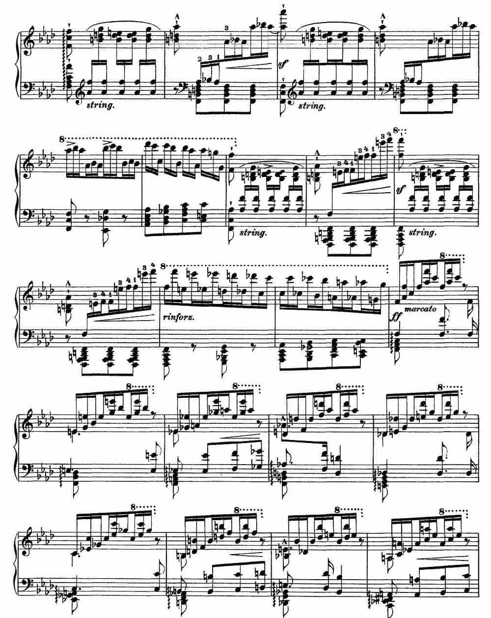12首超级技巧练习曲：F Minor（F小调） 钢琴乐谱_第9张