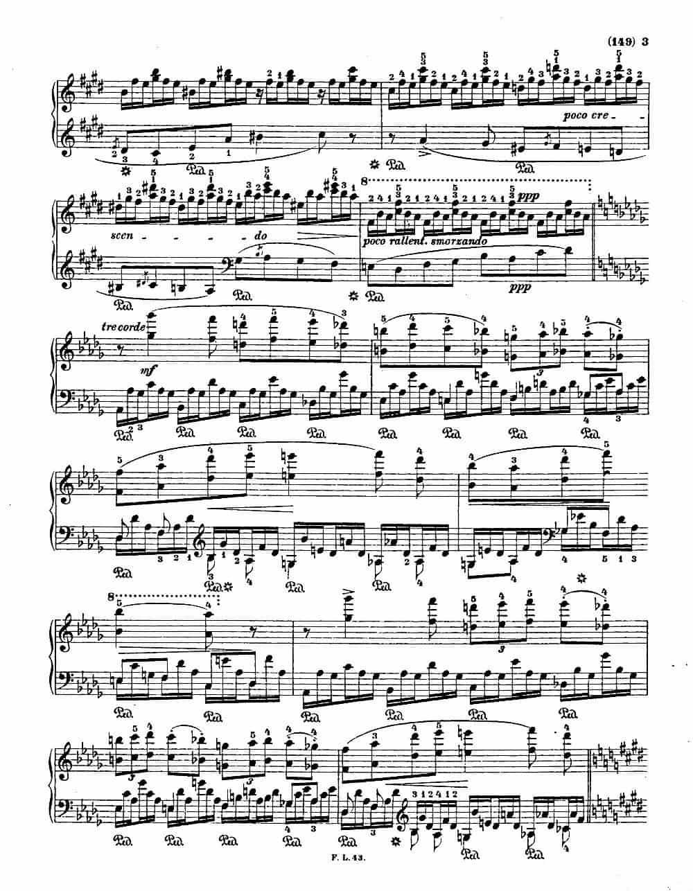 李斯特音乐会练习曲 S145（2 S145 侏儒舞 Gnomenreigen） 钢琴乐谱_第2张