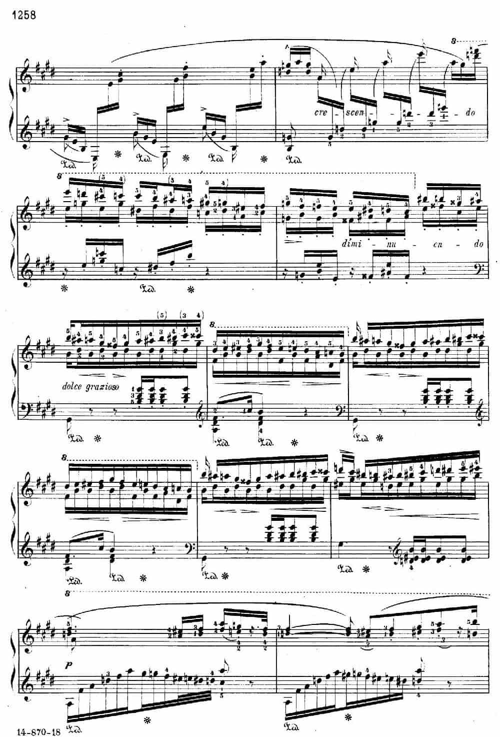 Two Polonaises S.223（2首波洛奈兹舞曲·E大调） 钢琴乐谱_第14张