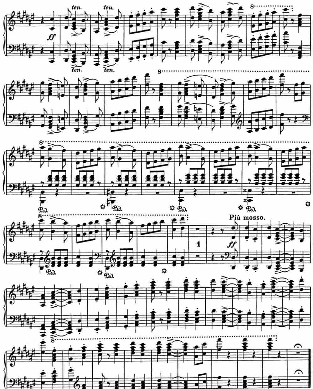 李斯特 匈牙利狂想曲CD Hungarian Rhapsodies S.244 No.18 钢琴乐谱_第4张