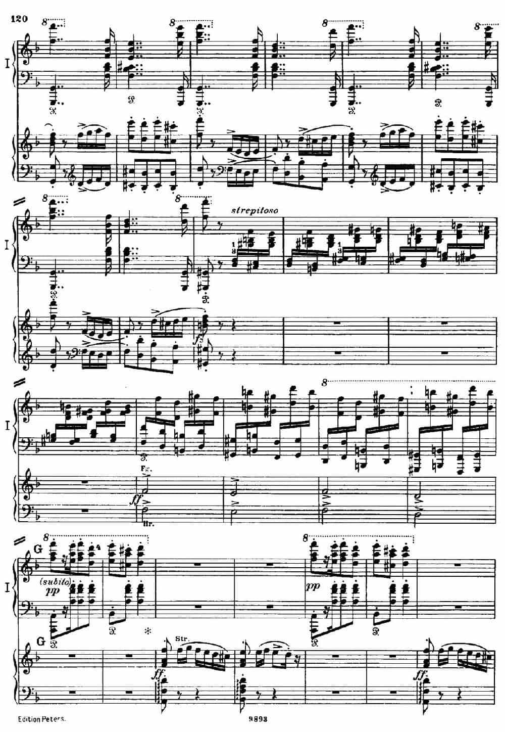 Danse Macabre.（双钢琴） 钢琴乐谱_第19张