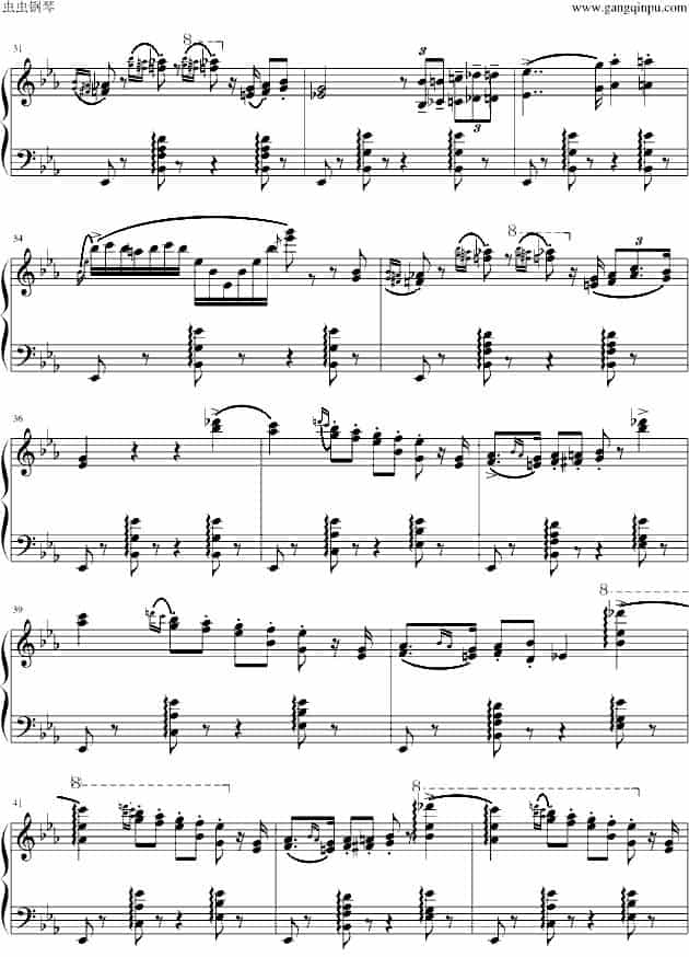 匈牙利狂想曲第9号 钢琴乐谱_第3张