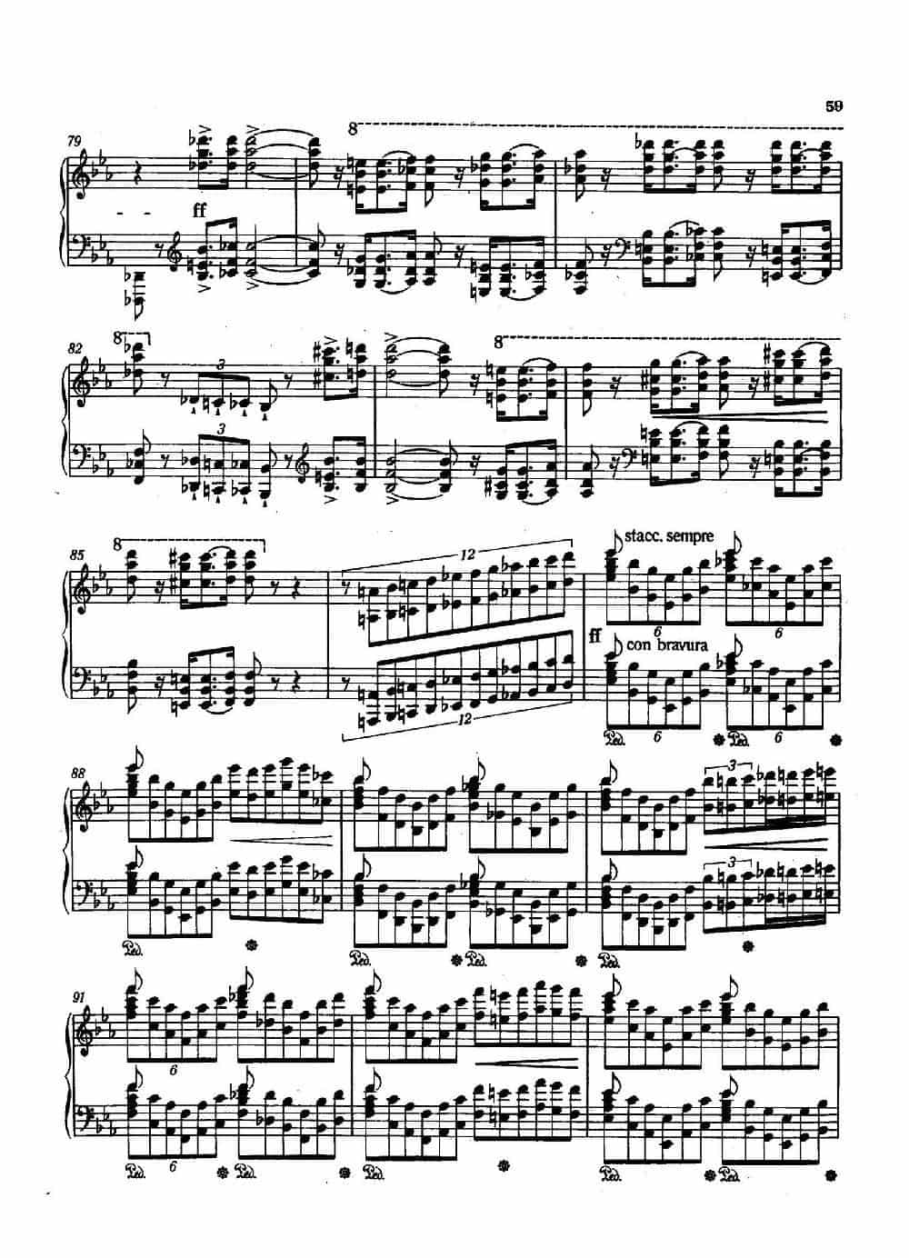 12 Etudes d'execution Transcendante S.139（12首超技练习曲·7） 钢琴乐谱_第7张